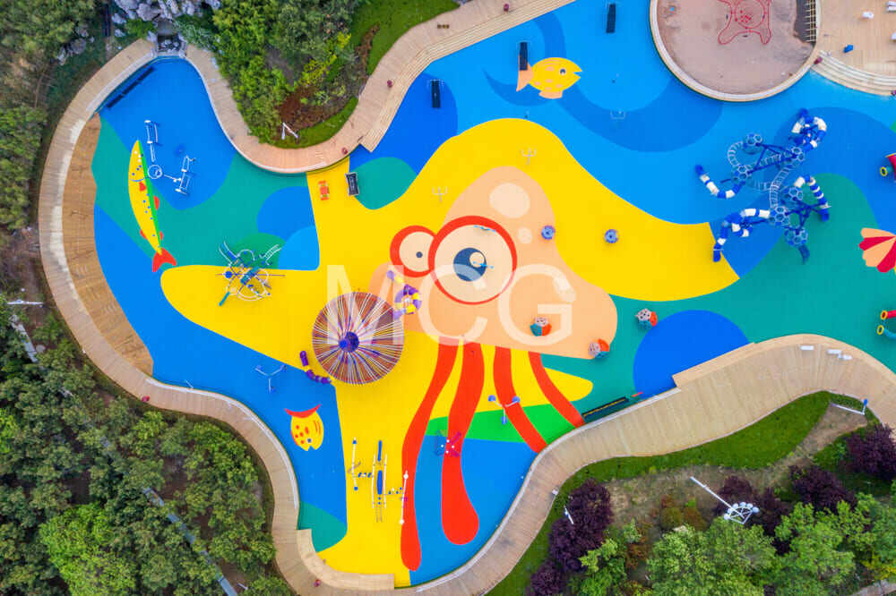 Safety Surfacing Red EPDM Granules for Playgrounds