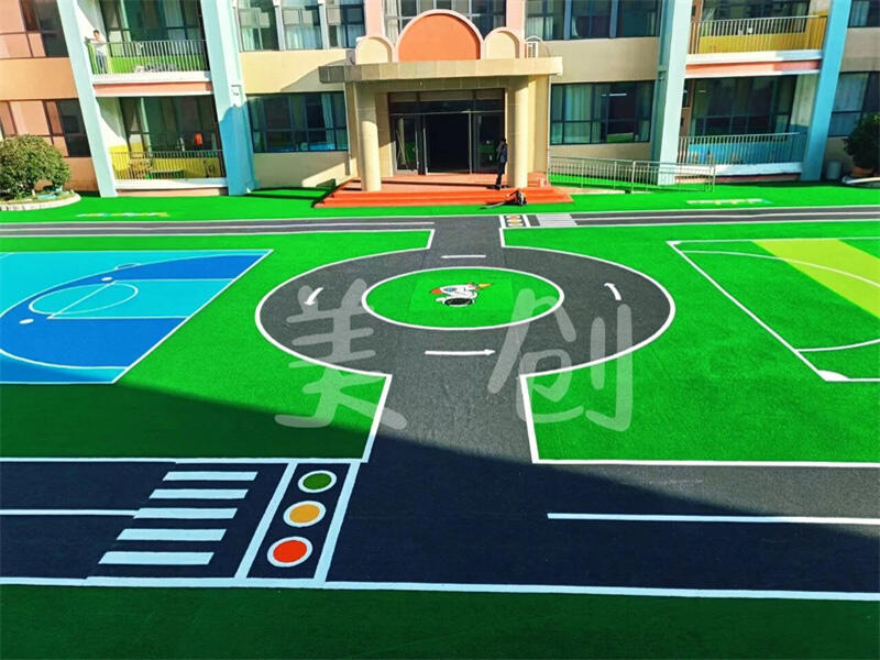 Fitness lawn, enabling students to take a leap forward in physical fitness!