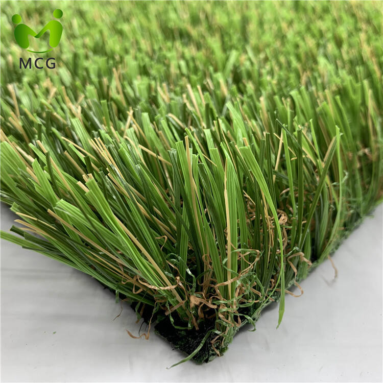 130-Stitch Landscape Artificial Grass – U-Shaped 5-Colored UV-Resistant ...