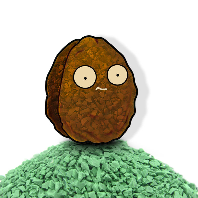 100% Virgin EPDM Rubber Granules Stable Chemical Properties 