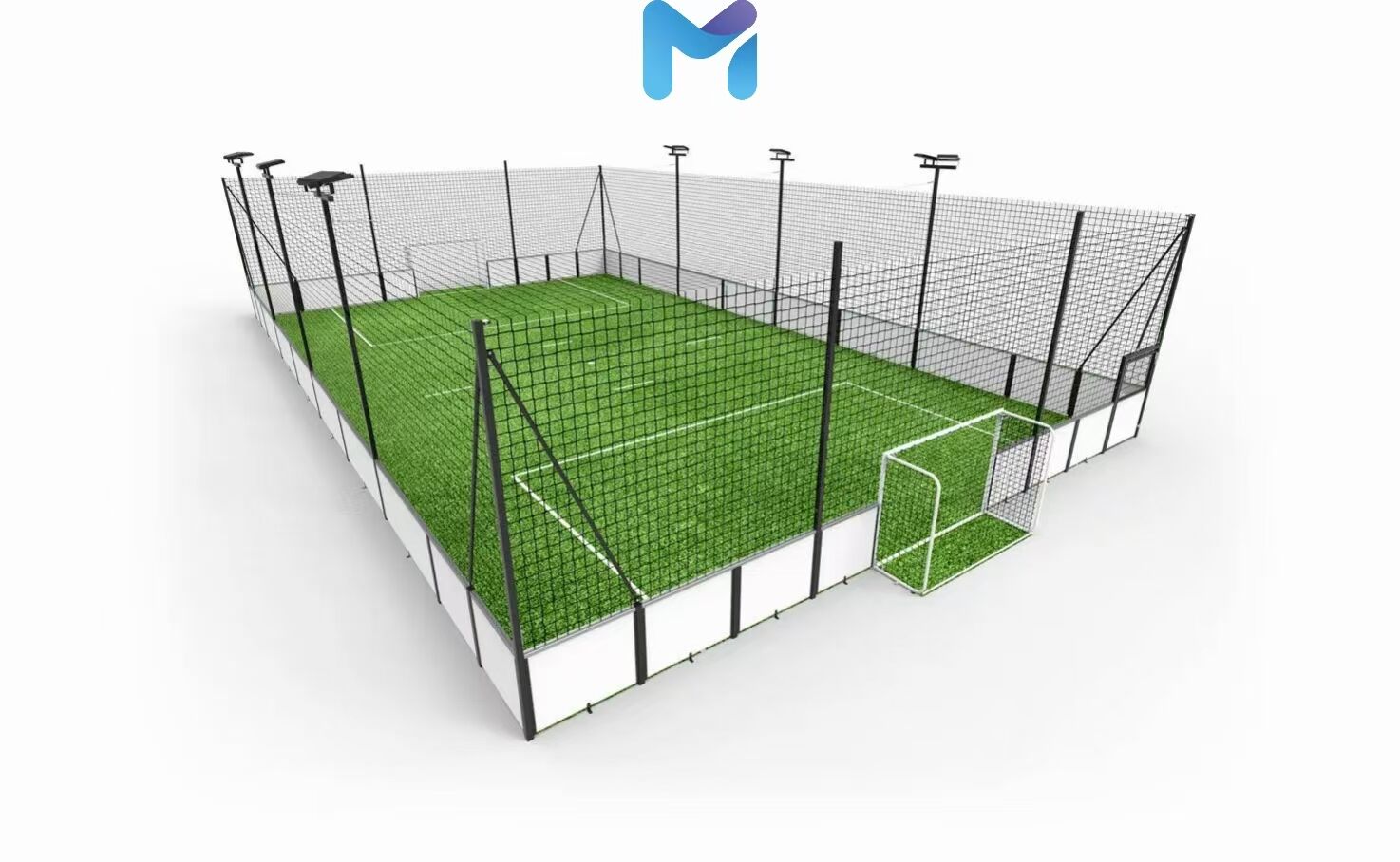 High Quality Italian Outdoor 5 a Side Football & Soccer Fields Pitch