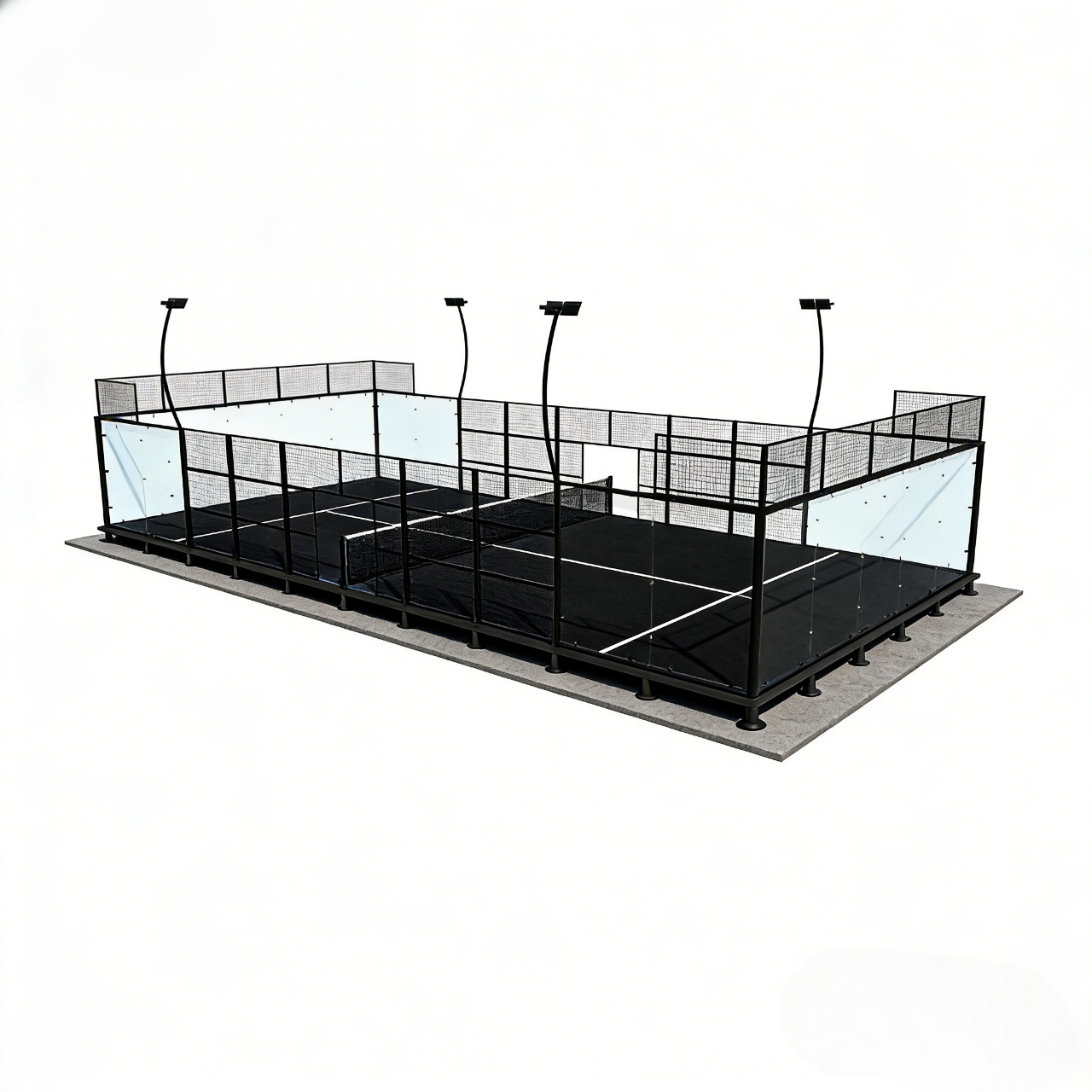 Innovative All-Weather Quick Deploy Professional Padel Court Package Budget
