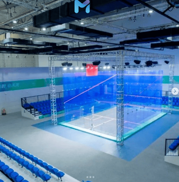 Outdoor Commercial Use Portable Squash Court | Double Court System with Installation Service