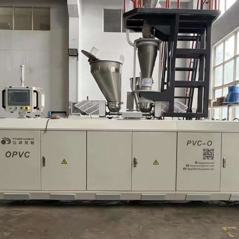 OPVC Biaxially Oriented polyvinyl chloride pipe production making line