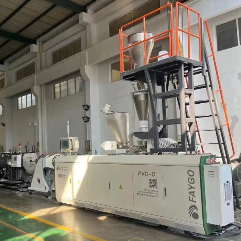 Oriented Poly Vinyl Chloride OPVC PVC-O pipe one step making machine