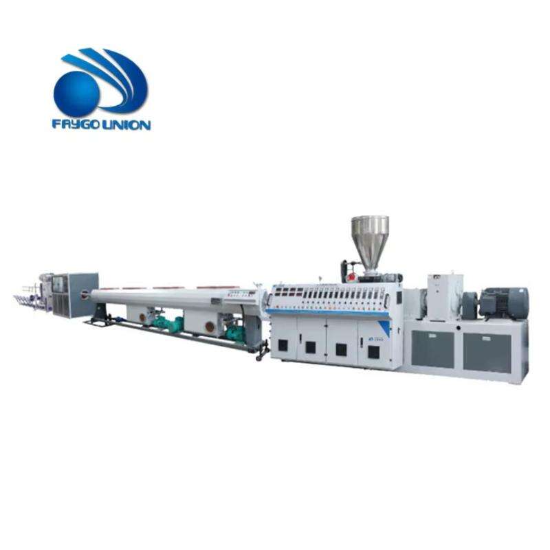 PPR three layers pipe fiber making machine / PPR fiber pipe co-extrusion plastic machine