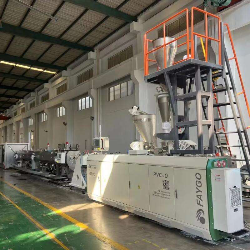 OPVC Biaxially Oriented polyvinyl chloride pipe production making line