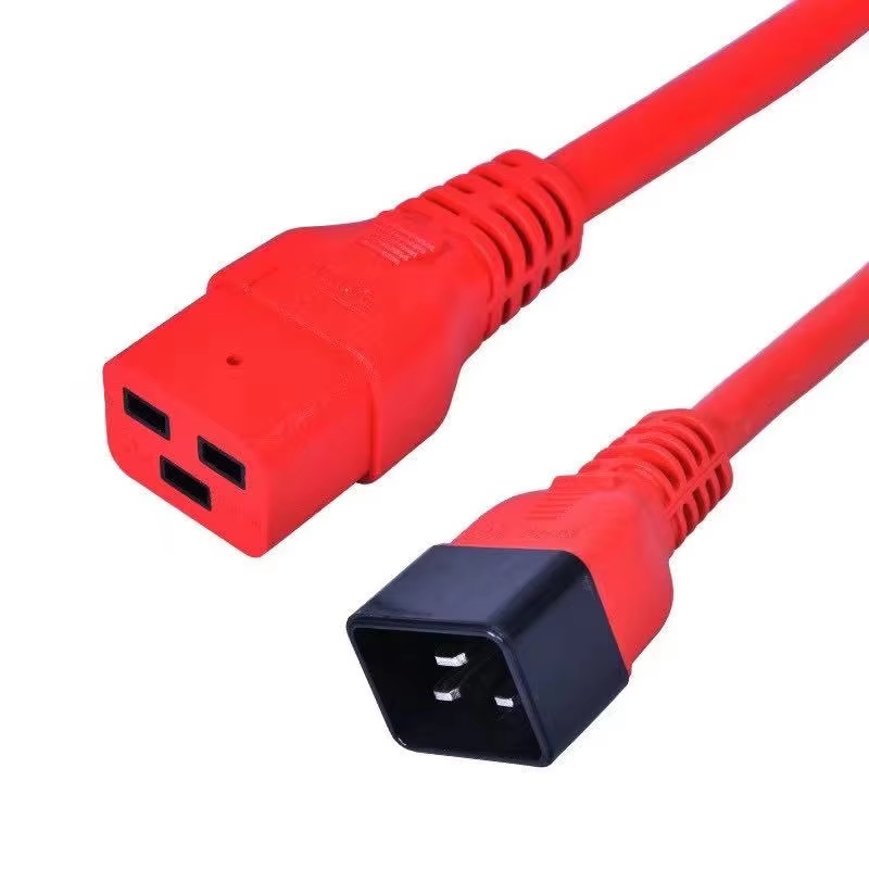 C19-C20 Power Cord 16A 250V 2000mm Server PDU UPS 20A Power Extension Cable C19-C20 Power Cable