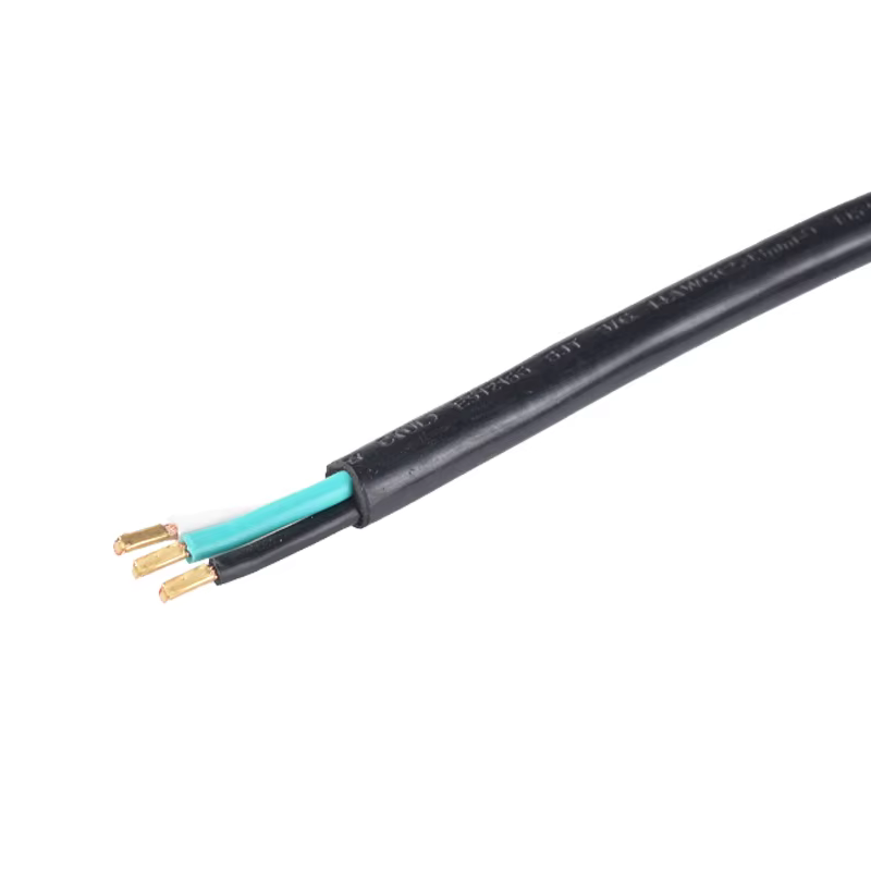 USA 3-Prong Plug 16AWG 6Ft Electric AC Cord Stripped End NEMA 5-15P Power Cord With Open End