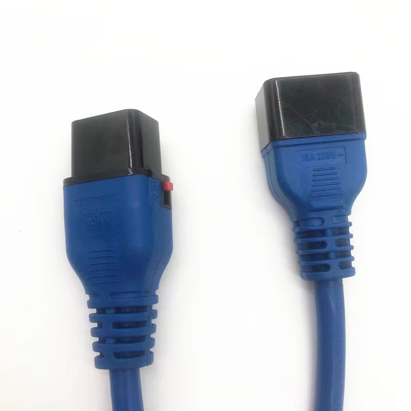 C19-C20 Power Cord 16A 250V 2000mm Server PDU UPS 20A Power Extension Cable C19-C20 Power Cable