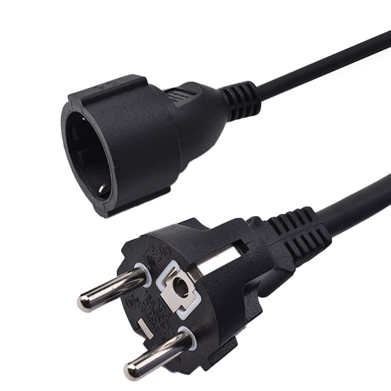 16A 250V CE VDE Certificate Schuko Plug to Socket H05VV-F 1.5mm2 For Outdoor Waterproof IP54