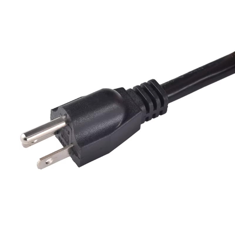 USA 3-Prong Plug 16AWG 6Ft Electric AC Cord Stripped End NEMA 5-15P Power Cord With Open End