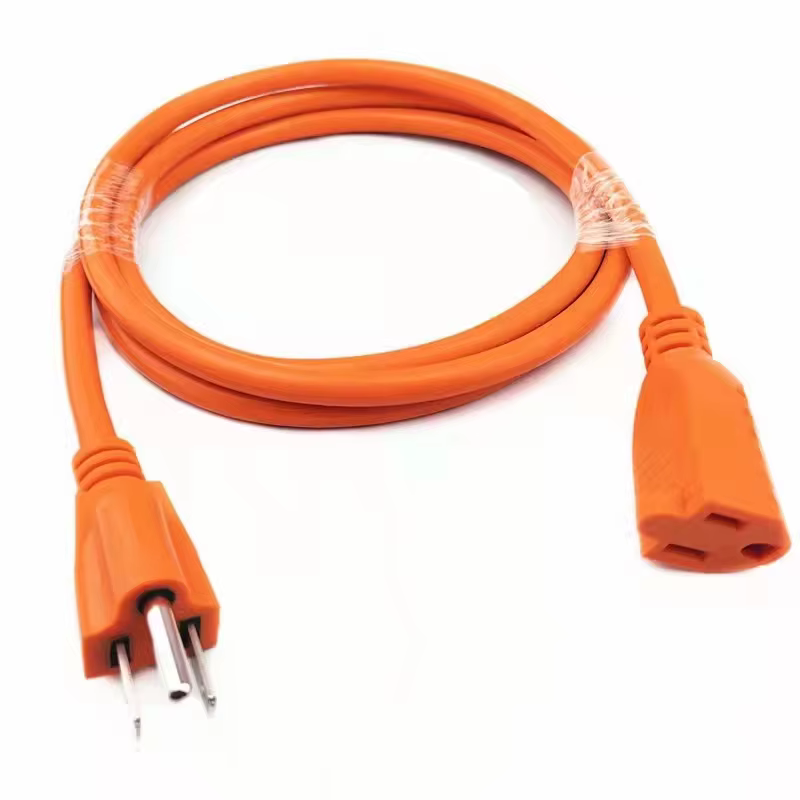 Heavy Duty 12/3 25ft 50FT Power Retractable Electrical Outdoor 125V Waterproof Extension Cord