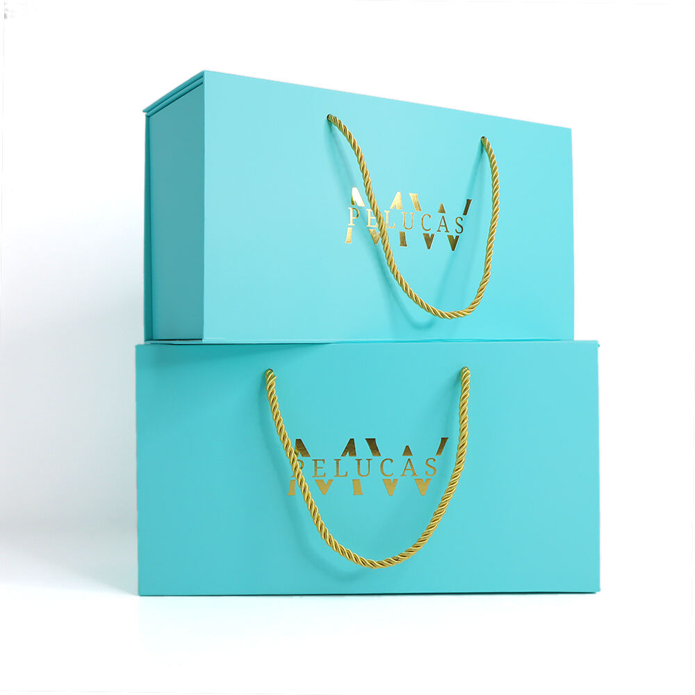 Customized Magnet Box with handle for Postal Packaging Matt Lamination Excellent for Product Display