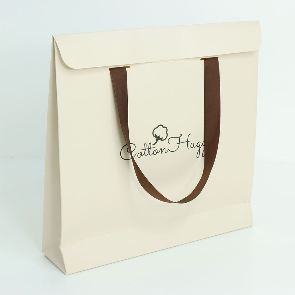 Custom Branded Logo Luxury Paper Packaging Gift Shopping Bag Paper Bag