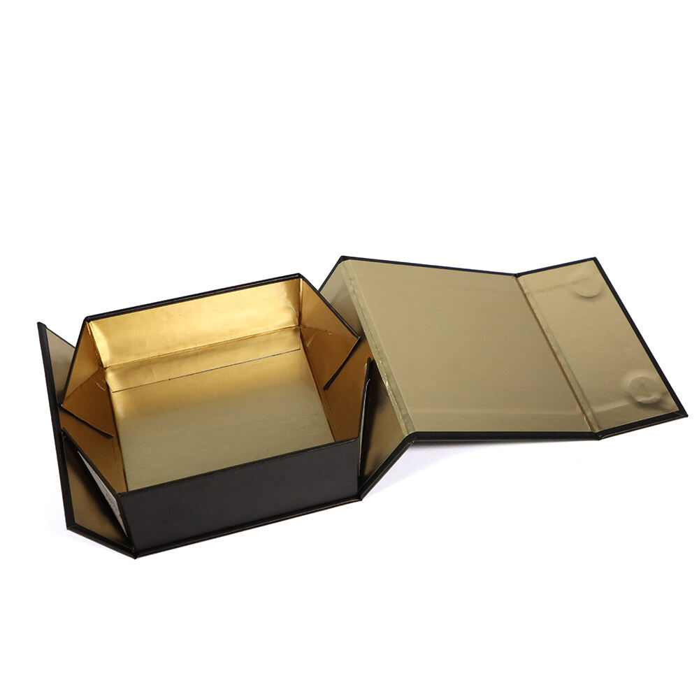 Customized Logo Foldable Magnetic Rigid Cardboard Packaging Paper Magnet Gift Box