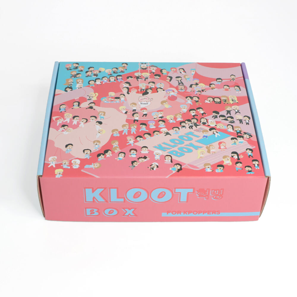 Customized Postal Packaging Box for Skin Care Logo Printing and Matt Lamination with Pull Strip Sealing Tape