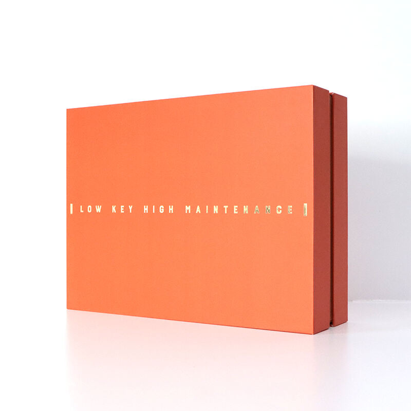 Custom Logo Luxury Rigid Cardboard Packaging Lid and Base Rigid Paper Gift Box with neck