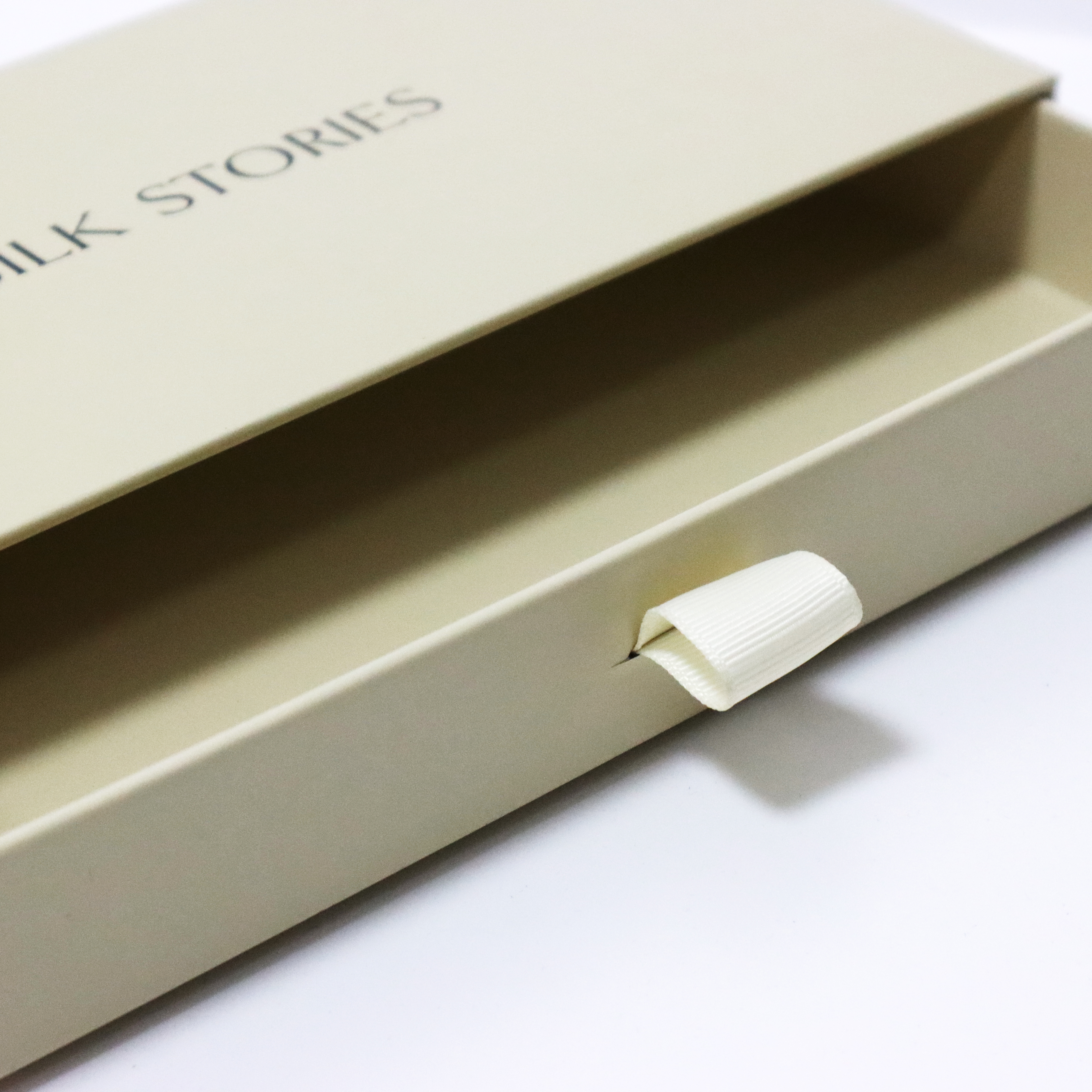 Custom Print Logo Luxury Clothing Scarf Rigid Paper Cardboard Packaging Drawer Sliding Gift Box