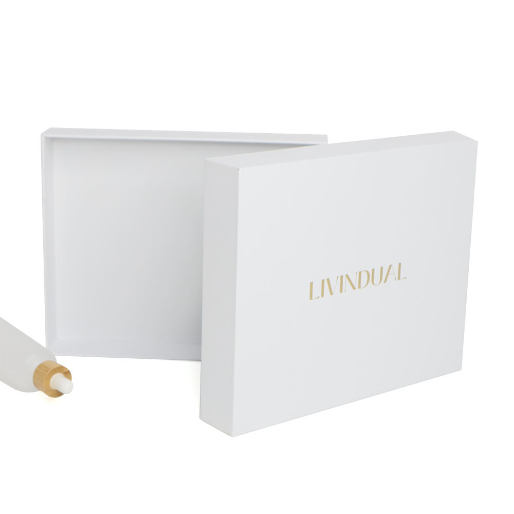 Custom Logo Luxury Rigid Cardboard Packaging Lid and Base Rigid Paper Gift Box