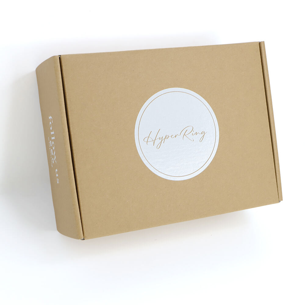 Customized Kraft Box with Logo for Postal Packaging Matt Lamination for Product Display