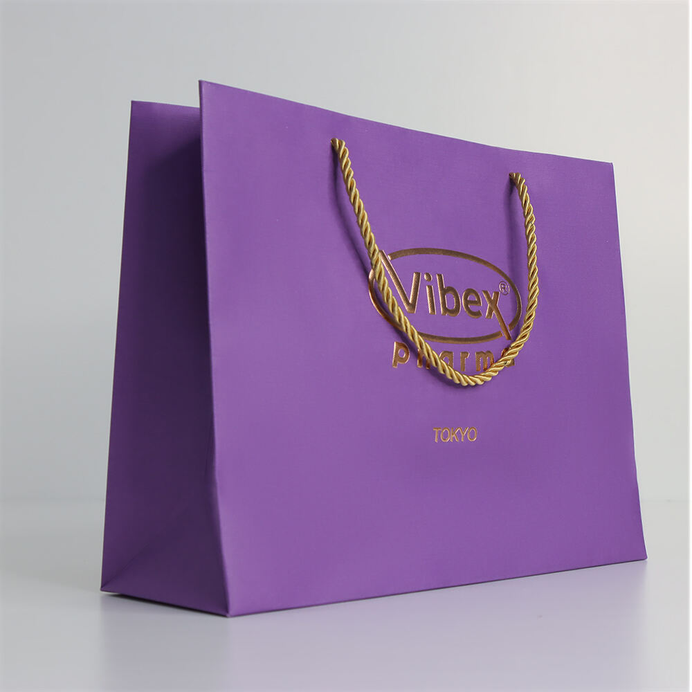 Custom Branded Logo Luxury Paper Packaging Gift Shopping Bag Paper Bag
