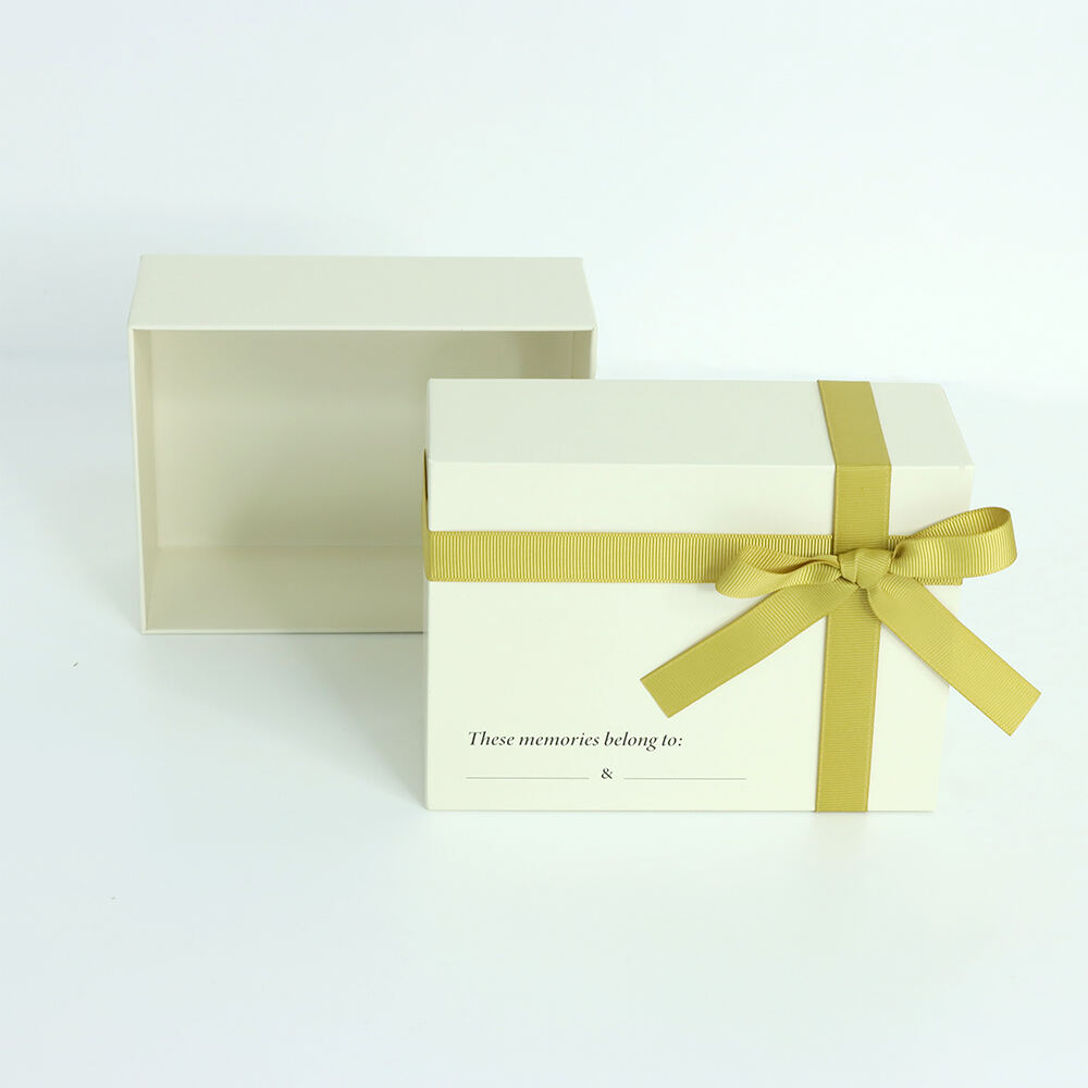 Custom Logo Luxury Rigid Hard Case Cardboard Packaging Lid and Base Rigid Paper Gift Box