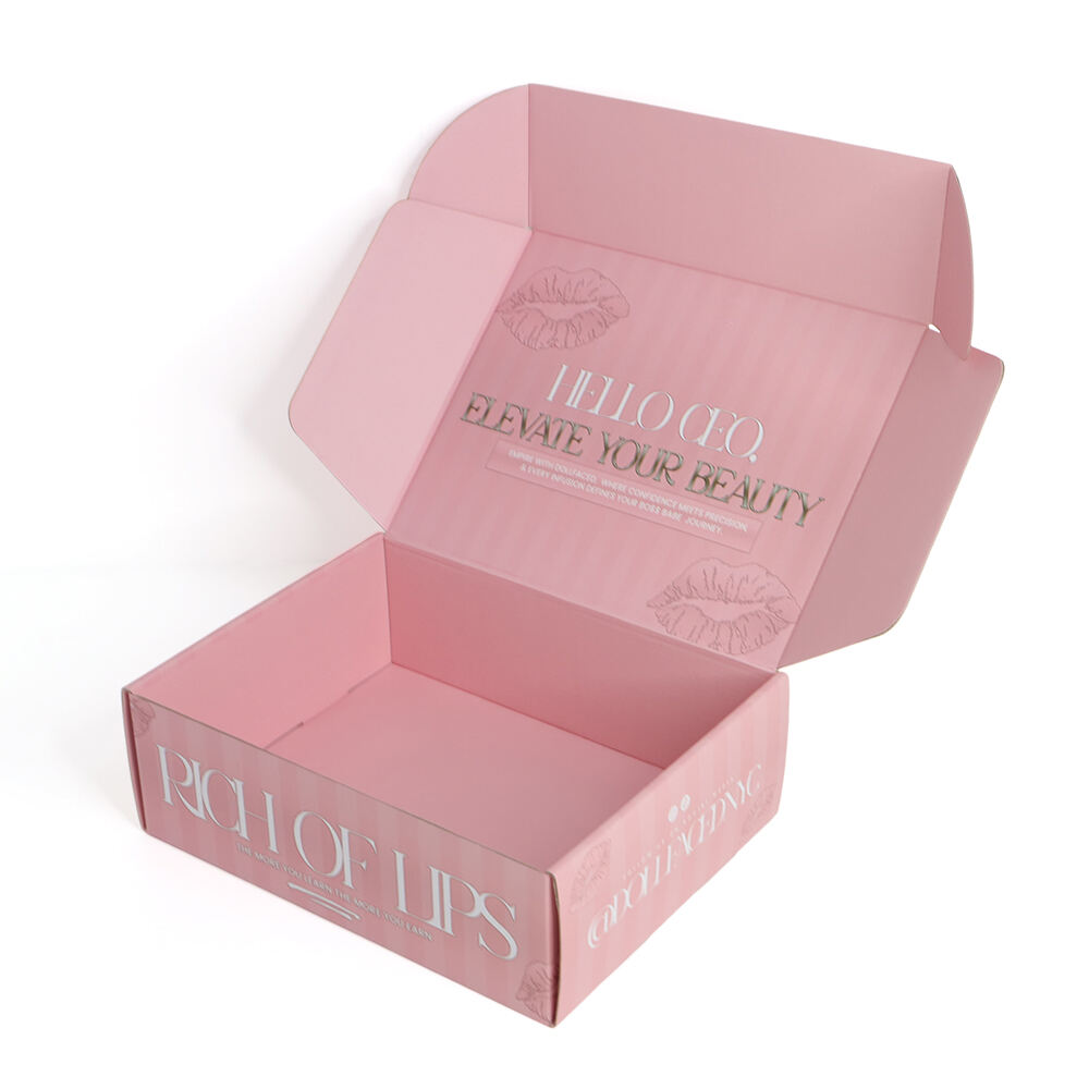 Customized Postal Packaging Box for Skin Care Logo Printing and Matt Lamination 