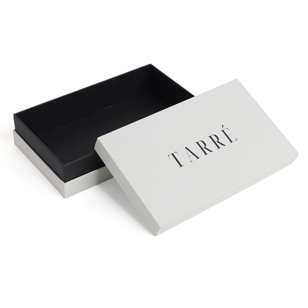 Custom Logo Luxury High Quality Rigid Cardboard Packaging White Removable Lid Paper Gift Boxes With Neck