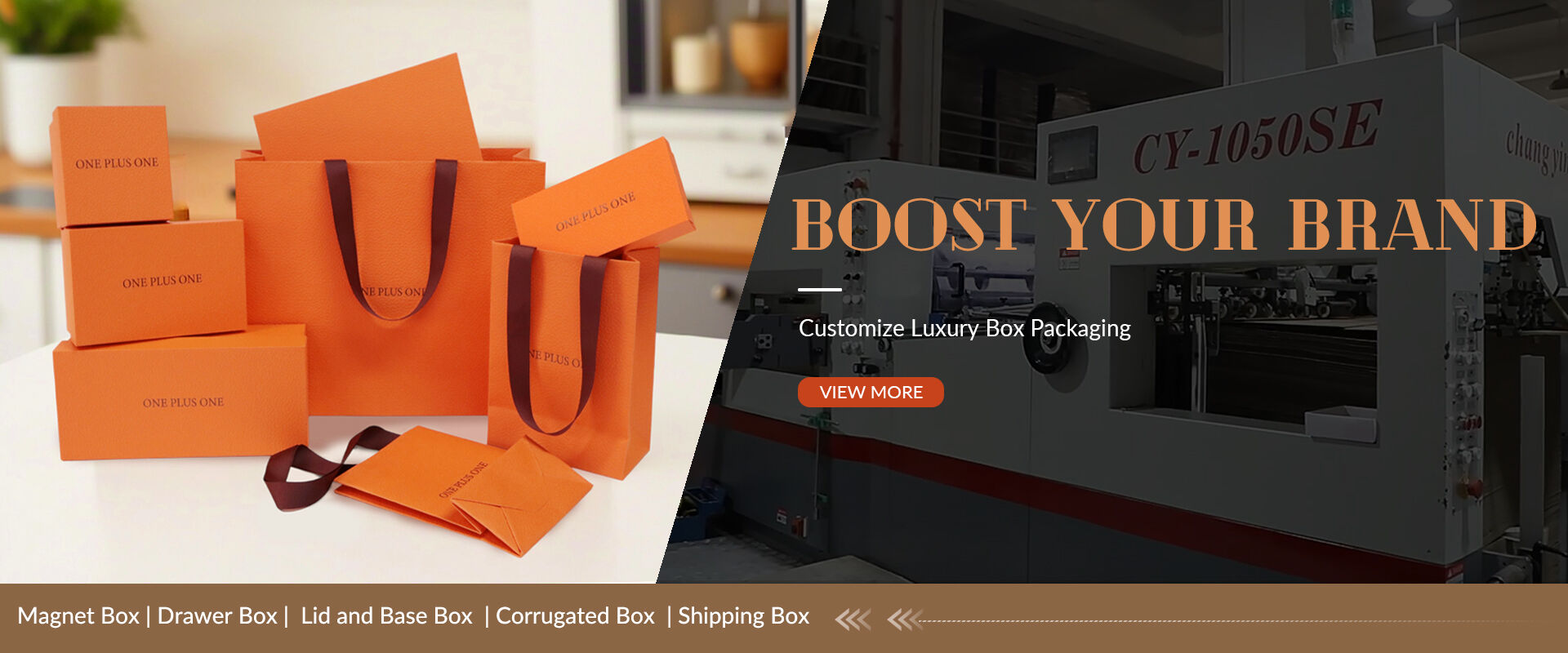 OEM Paper Packaging Manufacturer | Custom Boxes in China | ONE PLUS ONE ...