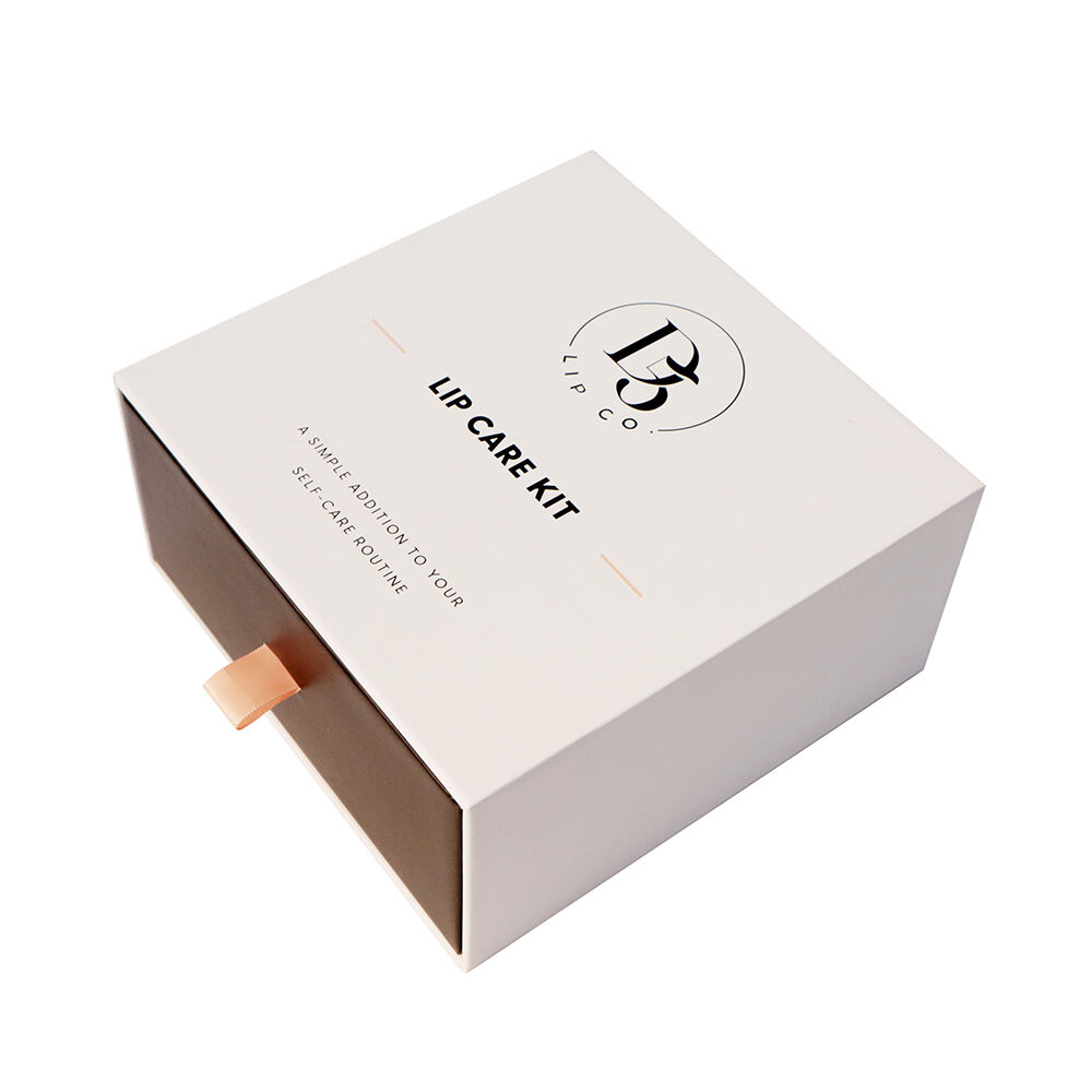 Custom Recycled Paper Cardboard Drawer Box Fashion Printed Logo for Gift Packaging