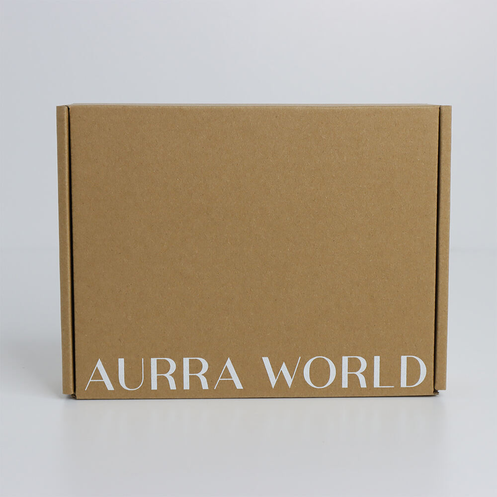 Customized Brown Kraft Box with Logo for Postal Packaging Matt Lamination Excellent for Product Display