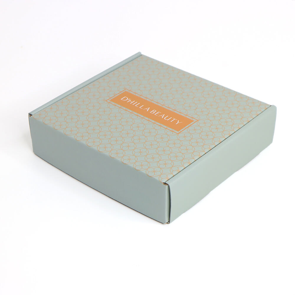 Customized Mailer Box with Logo for Gifts  Printing Sealing Tape and Pull Strip Matt Lamination