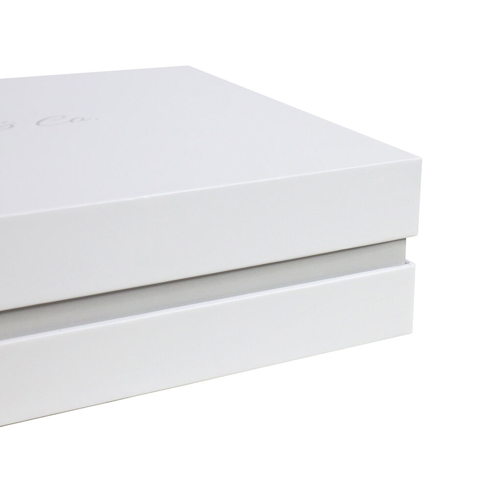 Wholesale Luxury Premium Rigid Hard Cardboard Lid Base Box Printed Logo Gift Keepsake with Neck