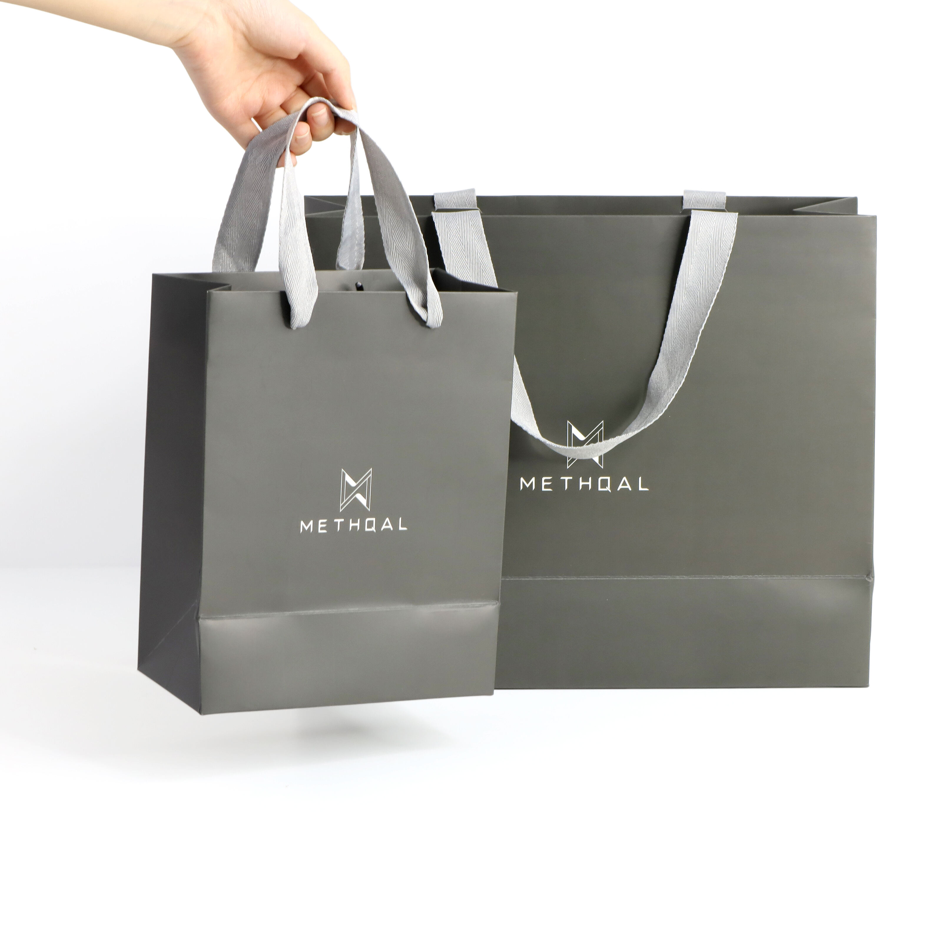 Custom Branded Logo Luxury Paper Packaging Gift Shopping Bag Paper Bag With Handle for Clothing