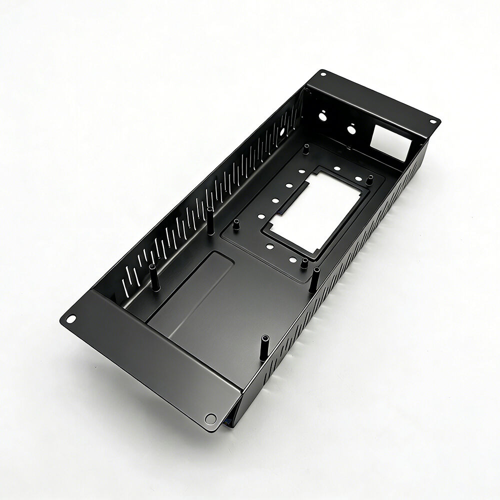 Fabricación Personalizada de Carcasa de Dispositivo Electrónico en Chapa Metálica con Galvanizado e Anodizado