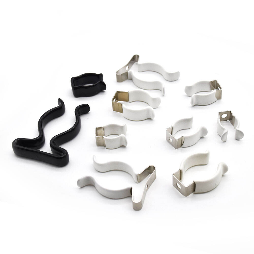 Custom Durable Resistant U-Shaped Metal Clips Chrome Nickel Plated Tube Clamps for Pipe Fixation