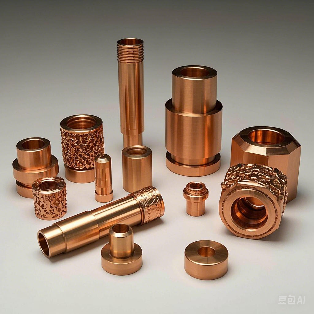 CNC Brass and Copper Machining Parts High Precision Components for Electrical, Automotive, and Industrial Applications