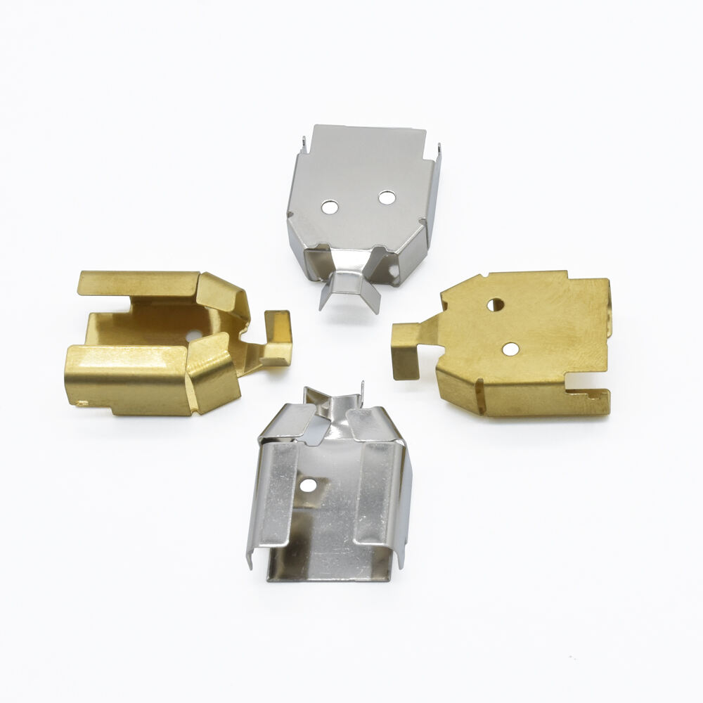 Metal Shrapnel Clips Durable Brass and Steel Contact Clips for Electrical Components