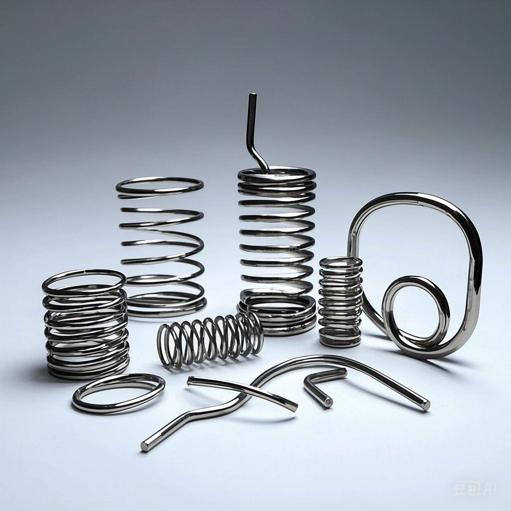 Various custom-shaped springs Stainless Steel, Carbon Steel, and More ...