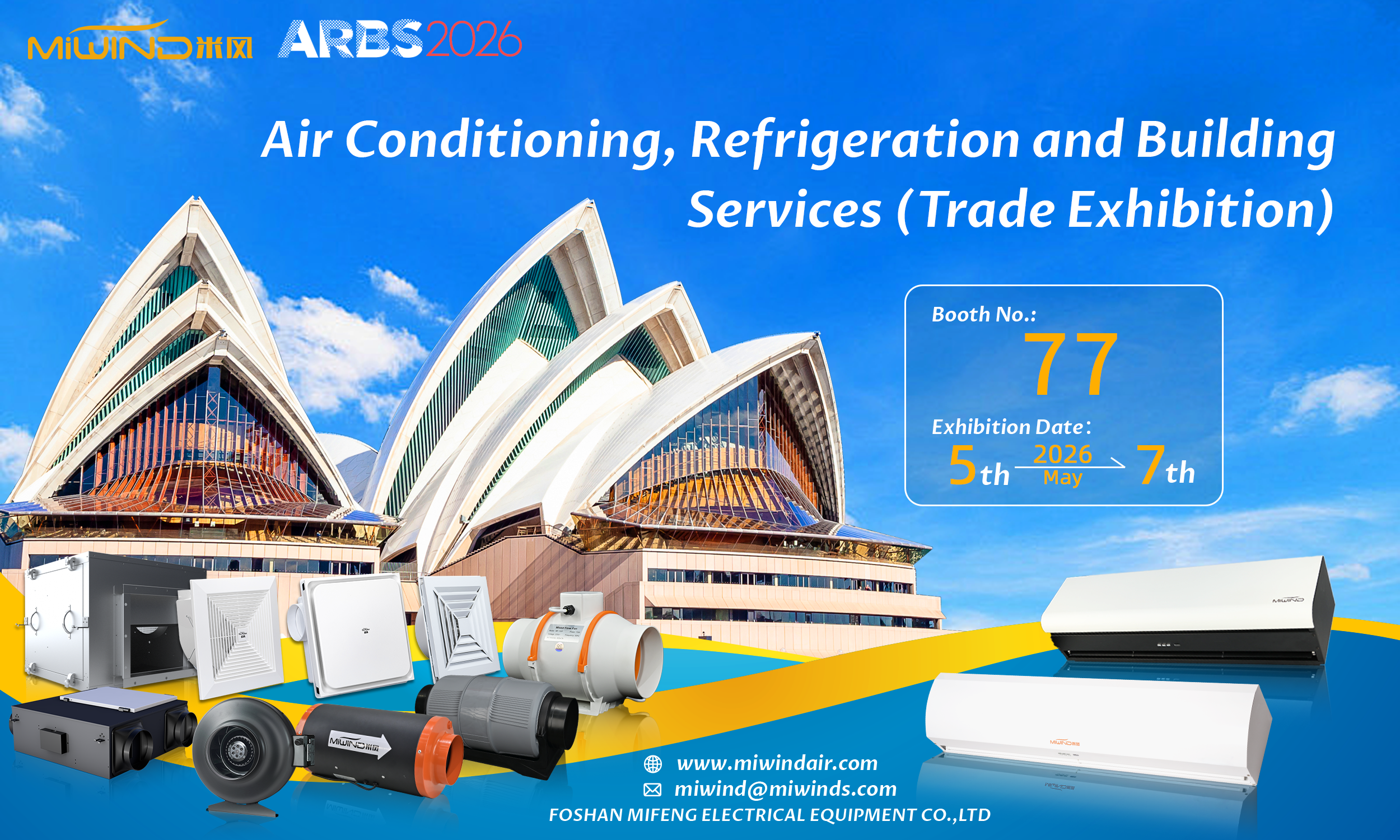 Meet Mifeng Electric at AREBS 2026 Melbourne: Innovating Airflow Solutions