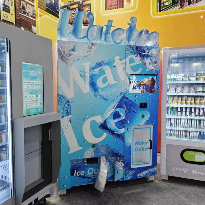 product supplier maquina expendedora de hielo ice and water maker vending machine ice cube vending machine self service business-7