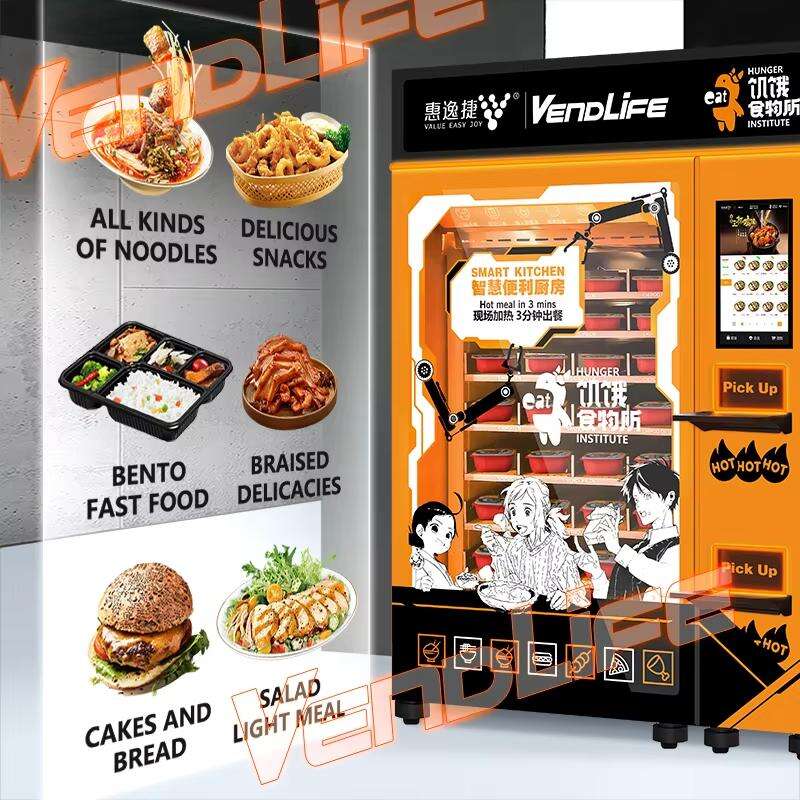 Hungry in a Hurry? How Vending Machines Serve Fresh Meals in 60 Seconds
