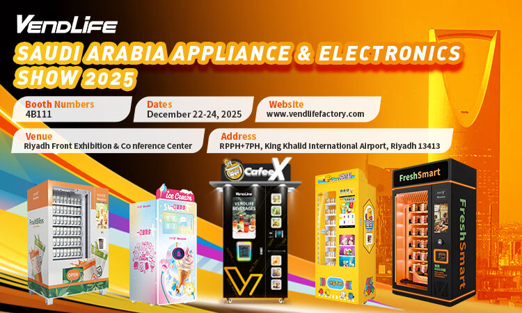 Vendlife Takes Center Stage at Saudi Arabia Appliance & Electronics Show 2025 – Redefining MENA Vending Solutions