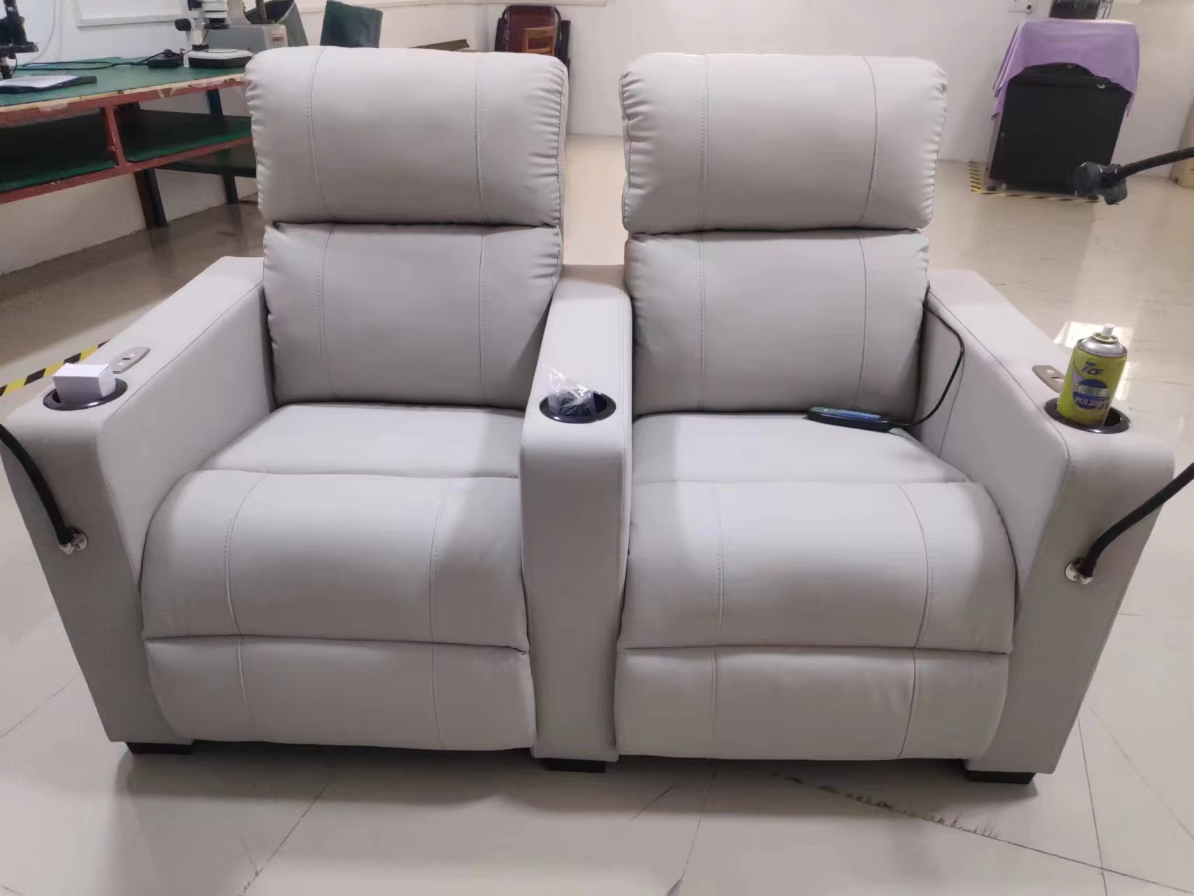 On Stock Comfortable Luxury Modern Furniture Living Room 1 2 3 Seater Functional Recliner Sofa Set