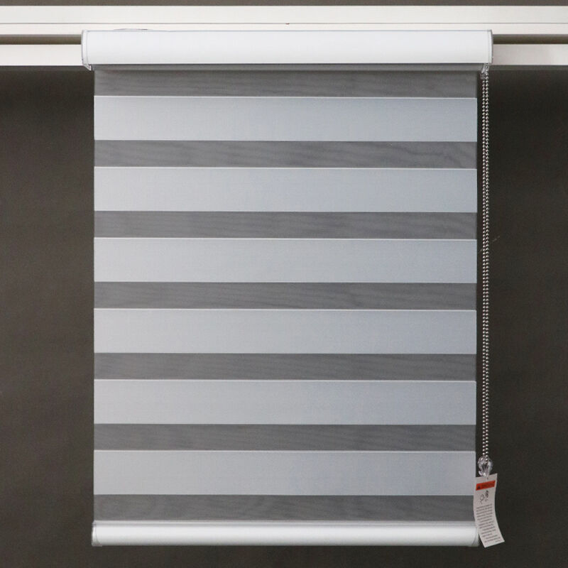 Experience the convenience and luxury of motorized zebra blinds