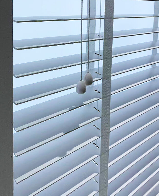 Experience the durability and versatility of basswood venetian blinds