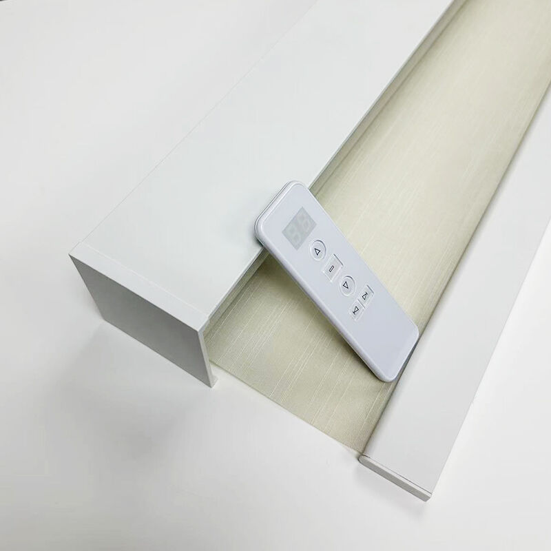 Experience the ease and efficiency of motorised roller blinds for your business