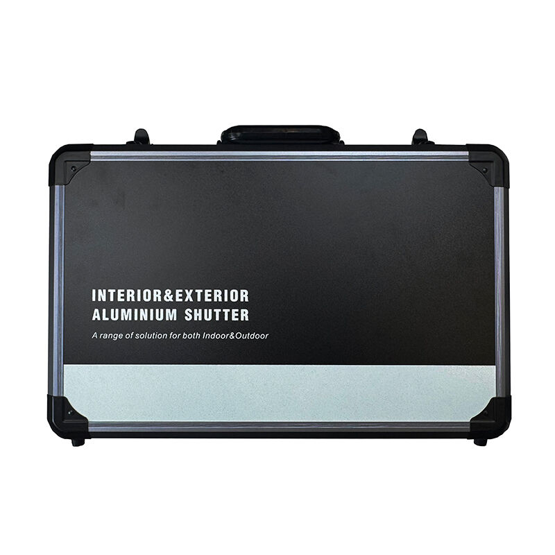 New Aluminum Shutter sample box for 2026, professional display for both internal and external use