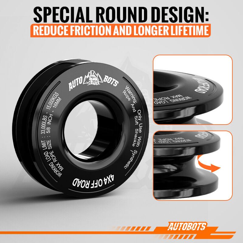 8 aluminum recovery ring offroad recovery kit695-6